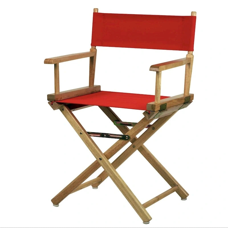 Chaise de réalisateur Natural Frame de 18 pouces