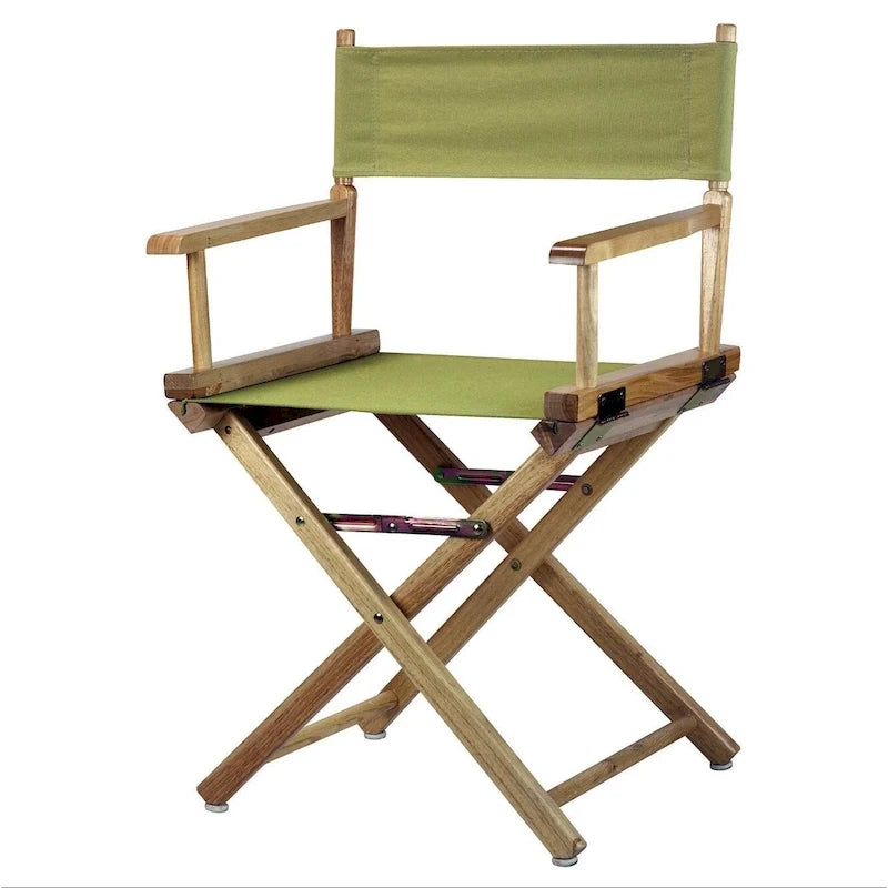 Chaise de réalisateur Natural Frame de 18 pouces