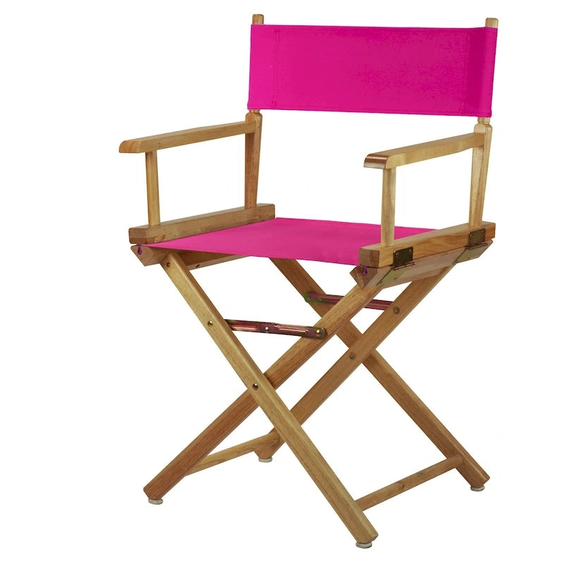 Chaise de réalisateur Natural Frame de 18 pouces