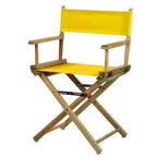 Chaise de réalisateur Natural Frame de 18 pouces