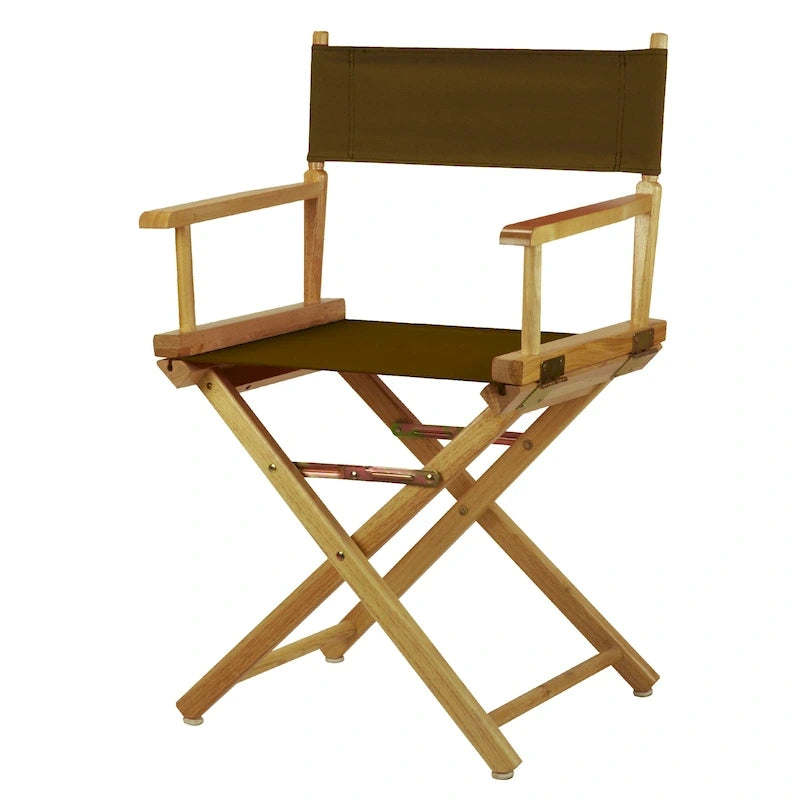 Chaise de réalisateur Natural Frame de 18 pouces