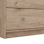 Commode à 3 tiroirs en bois d'ingénierie Zoe de Porch &amp; Den