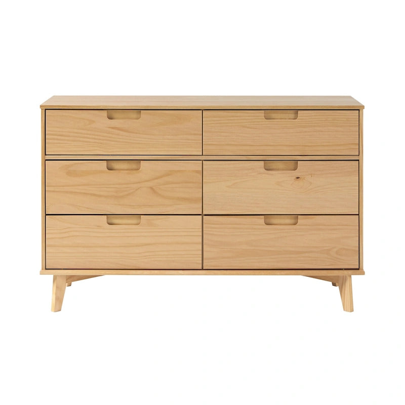 Commode à 6 tiroirs en bois massif style Mid-Century de Middlebrook Gammelstaden