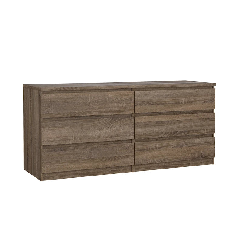 Commode double à 6 tiroirs Porch &amp; Den McKellington
