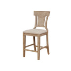Tabouret de bar de style ferme en rotin tressé à la main Ryder