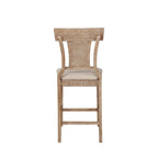 Tabouret de bar de style ferme en rotin tressé à la main Ryder