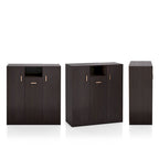 Meuble à chaussures moderne DH BASIC 32 pouces pour 20 paires avec étagère réglable et poignée en métal