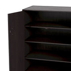 Meuble à chaussures moderne DH BASIC 32 pouces pour 20 paires avec étagère réglable et poignée en métal