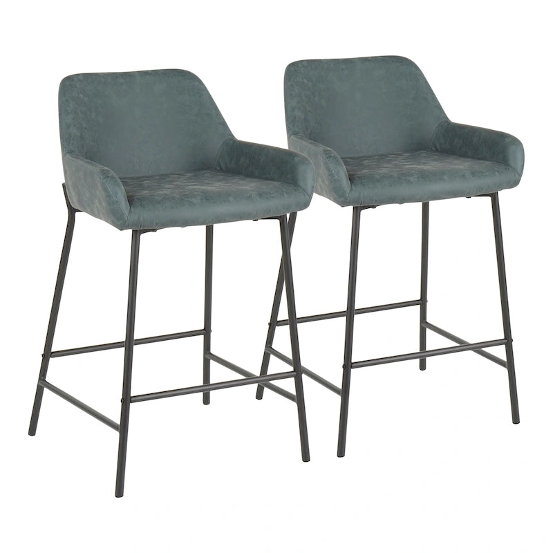 Tabourets de bar industriels Carbon Loft Galotti (lot de 2) - Non disponible