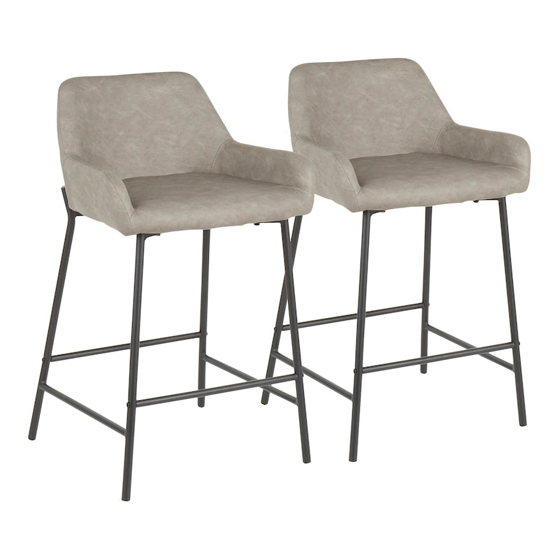 Tabourets de bar industriels Carbon Loft Galotti (lot de 2) - Non disponible