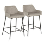 Tabourets de bar industriels Carbon Loft Galotti (lot de 2) - Non disponible