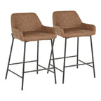 Tabourets de bar industriels Carbon Loft Galotti (lot de 2) - Non disponible