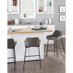 Tabourets de bar industriels Carbon Loft Galotti (lot de 2) - Non disponible