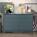 Commode double de 55,1 cm de large avec tiroirs de rangement