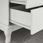 Commode double de 55,1 cm de large avec tiroirs de rangement