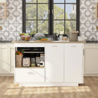 Buffet, îlot de cuisine, meuble de rangement, table extensible, table de bar