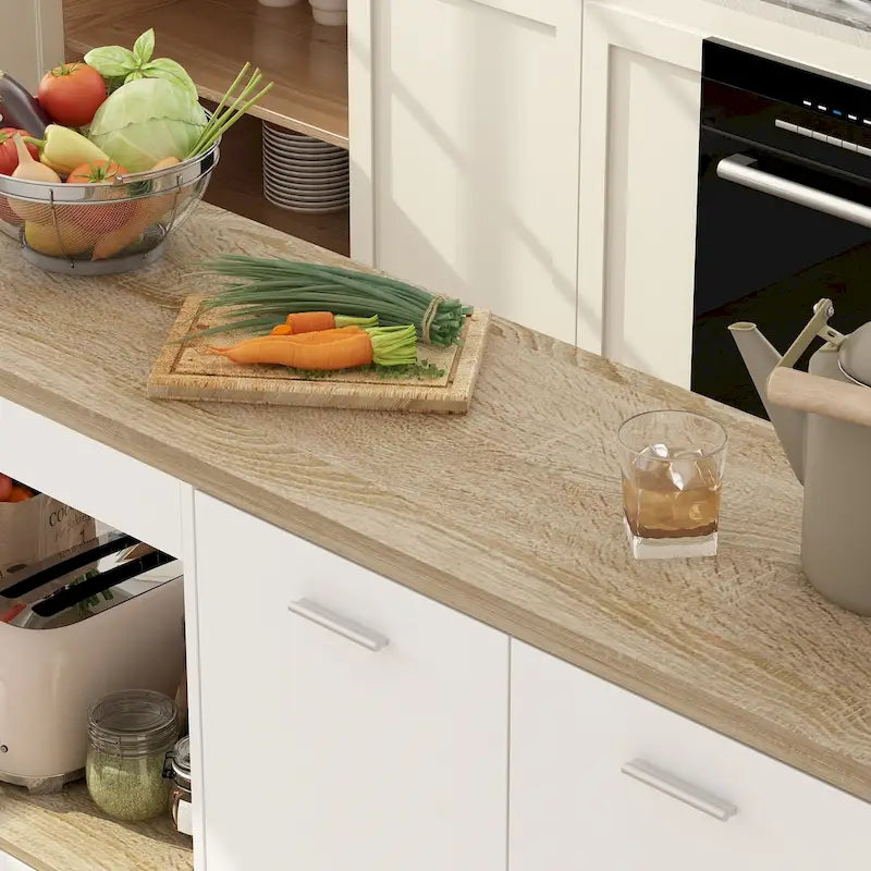 Buffet, îlot de cuisine, meuble de rangement, table extensible, table de bar