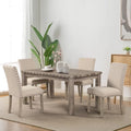 Ensemble de salle à manger Morden Fort Farmhouse, table rectangulaire et chaises, 5 pièces