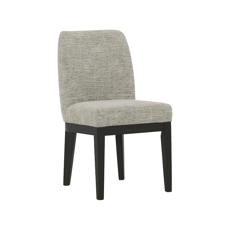 Chaises de salle à manger rembourrées Burkhaus marron foncé, lot de 2 - 52 cm (L) x 61 cm (P) x 90 cm (H)