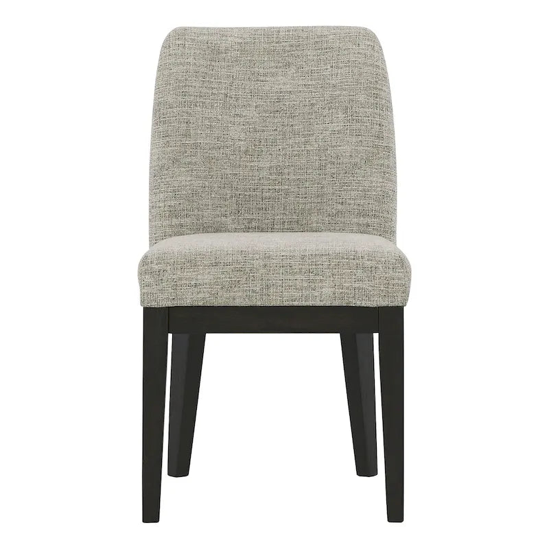Chaises de salle à manger rembourrées Burkhaus marron foncé, lot de 2 - 52 cm (L) x 61 cm (P) x 90 cm (H)