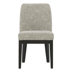 Chaises de salle à manger rembourrées Burkhaus marron foncé, lot de 2 - 52 cm (L) x 61 cm (P) x 90 cm (H)