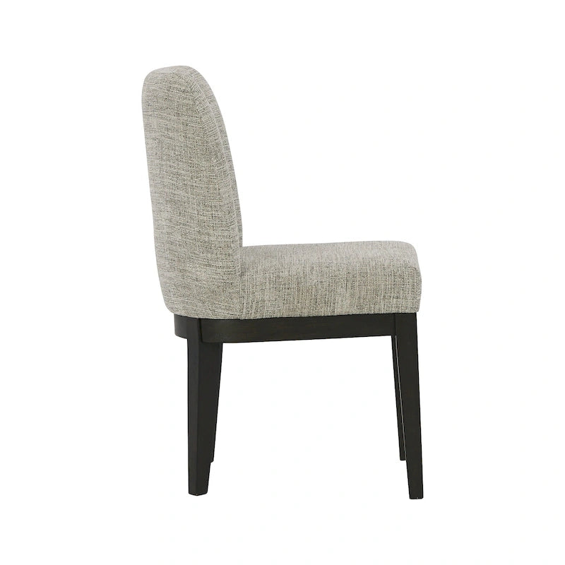 Chaises de salle à manger rembourrées Burkhaus marron foncé, lot de 2 - 52 cm (L) x 61 cm (P) x 90 cm (H)
