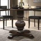 Table de salle à manger ronde à pied central Roundhill Furniture Havre - Non disponible