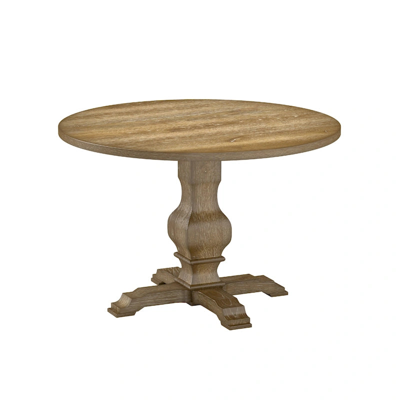 Table de salle à manger ronde à pied central Roundhill Furniture Havre - Non disponible