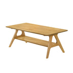 Table basse en bois avec étagère Arona de Roundhill Furniture, style moderne du milieu du siècle