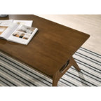 Table basse en bois avec étagère Arona de Roundhill Furniture, style moderne du milieu du siècle