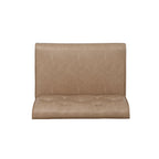 Banc d'angle moderne de style ferme, recouvert de similicuir/tissu Allard