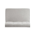 Banc d'angle moderne de style ferme, recouvert de similicuir/tissu Allard