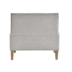 Banc d'angle moderne de style ferme, recouvert de similicuir/tissu Allard
