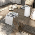 Table de salle à manger extensible en bois Gray Barn Windswept Rustic de 90 pouces