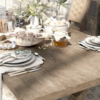 Table de salle à manger extensible en bois Gray Barn Windswept Rustic de 90 pouces