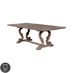 Table de salle à manger extensible en bois Gray Barn Windswept Rustic de 90 pouces