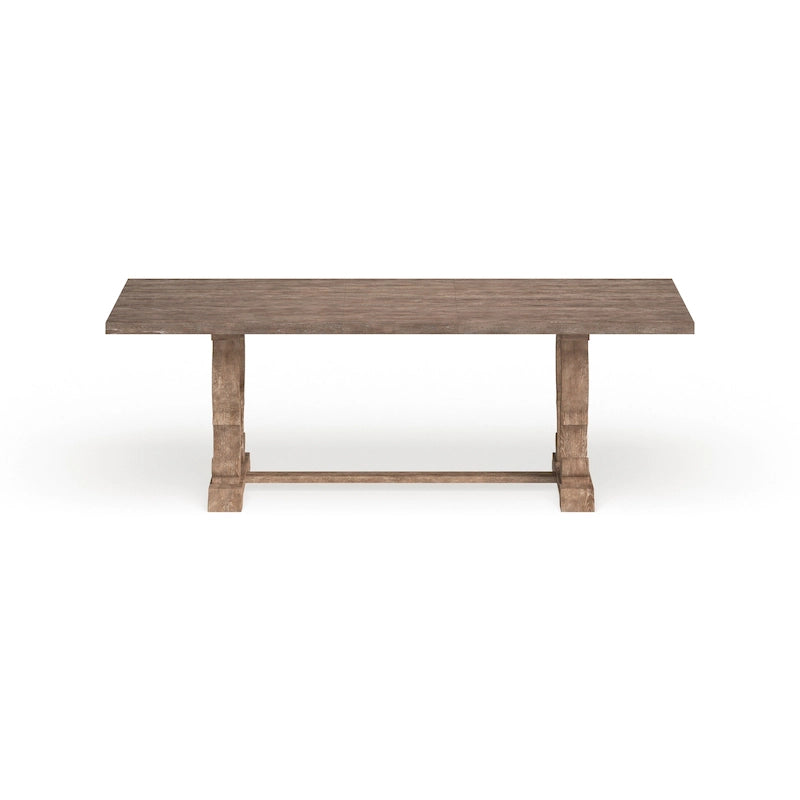 Table de salle à manger extensible en bois Gray Barn Windswept Rustic de 90 pouces
