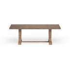 Table de salle à manger extensible en bois Gray Barn Windswept Rustic de 90 pouces