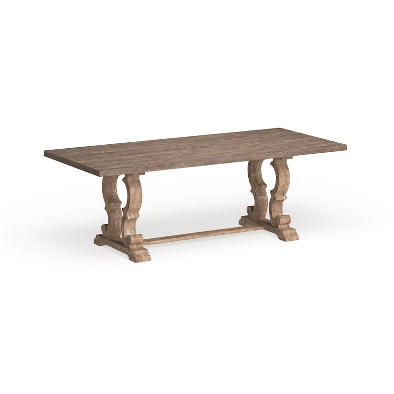 Table de salle à manger extensible en bois Gray Barn Windswept Rustic de 90 pouces