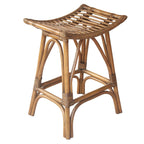 Tabouret de bar en rotin Imari