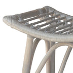 Tabouret de bar en rotin Imari