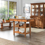 Îlot de cuisine Elena bicolore style antique par iNSPIRE Q Classic
