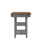 Îlot de cuisine Elena bicolore style antique par iNSPIRE Q Classic