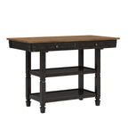 Îlot de cuisine Elena bicolore style antique par iNSPIRE Q Classic