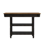 Îlot de cuisine Elena bicolore style antique par iNSPIRE Q Classic