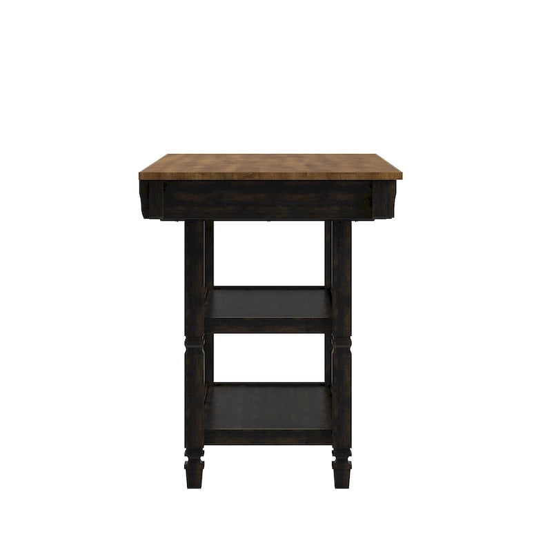 Îlot de cuisine Elena bicolore style antique par iNSPIRE Q Classic
