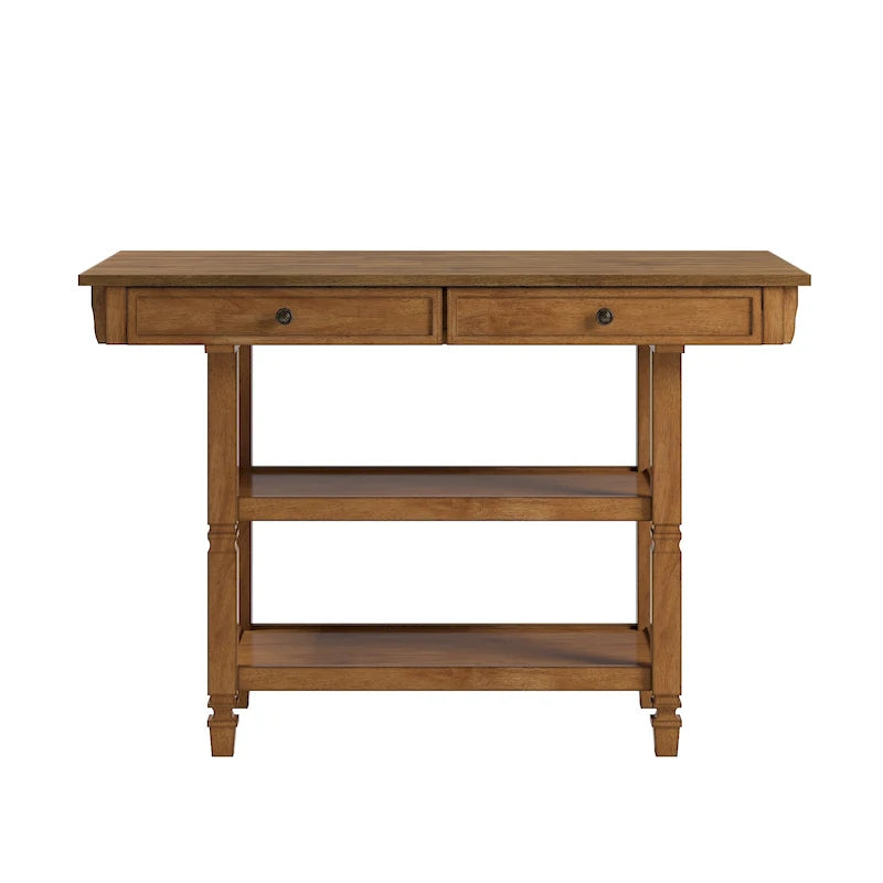 Îlot de cuisine Elena bicolore style antique par iNSPIRE Q Classic