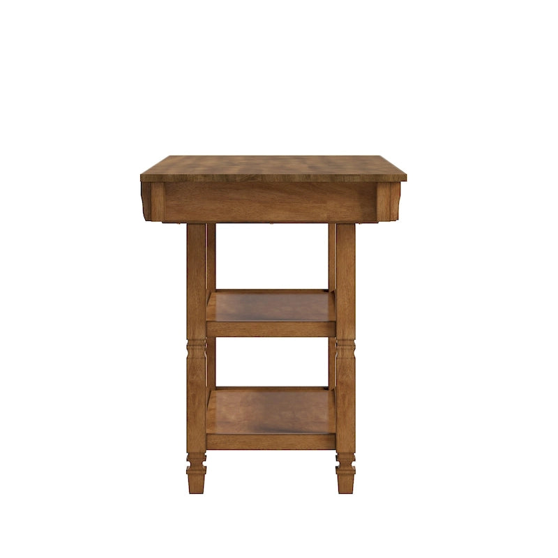 Îlot de cuisine Elena bicolore style antique par iNSPIRE Q Classic