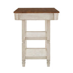 Îlot de cuisine Elena bicolore style antique par iNSPIRE Q Classic