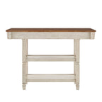 Îlot de cuisine Elena bicolore style antique par iNSPIRE Q Classic